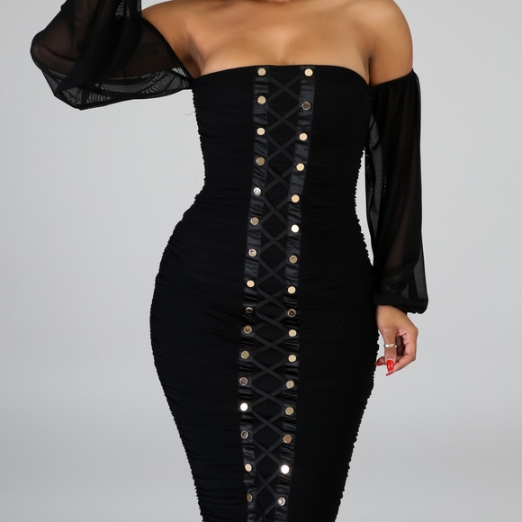 Dresses & Skirts - Black Mesh Dress Dresses & Skirts - Black Mesh Dress